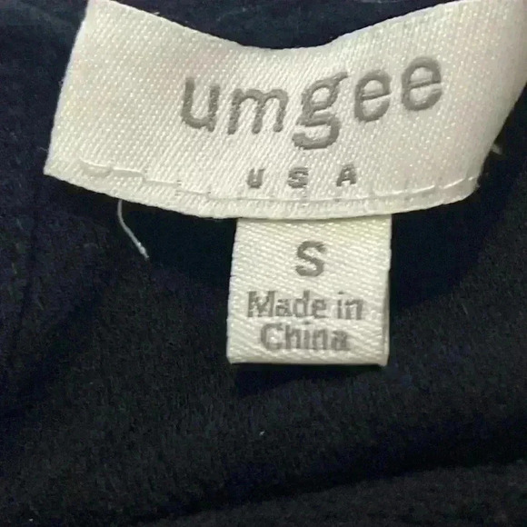 Umgee Embroidered Black Floral Flowy Mini Dress Size Small - Picture 6 of 13